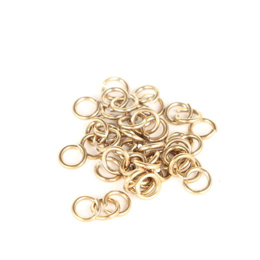 H030 Aluminiumringar 19ga  9/64" Champagne.