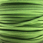 F026 Mockaband limegrönt 3 mm, 1 m