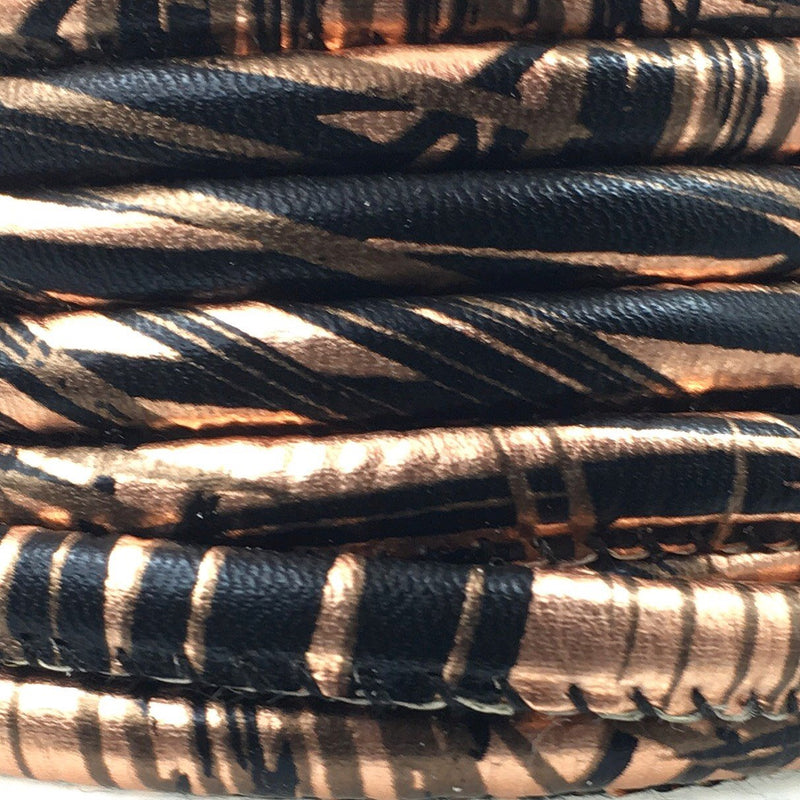 F065 Syntet koppar,svart 5x5 mm. 20 cm