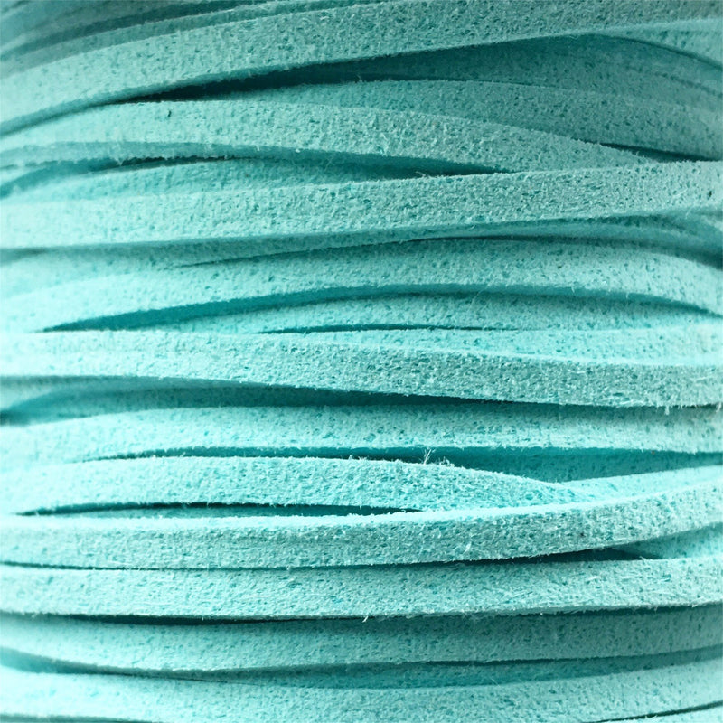 F027 Mockaband aqua 3 mm, 1 m