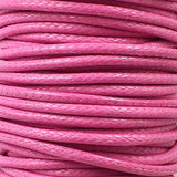 F020 Vaxad bomullstråd rosa 1,5 mm, 1 m
