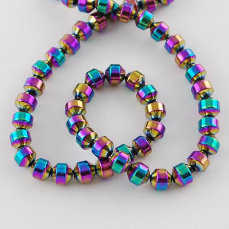 A059 Hematit biconer 6x6 mm.