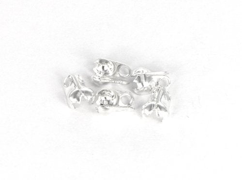 Knutgömma, dubbla öglor, 8x6 mm, 10 stD021