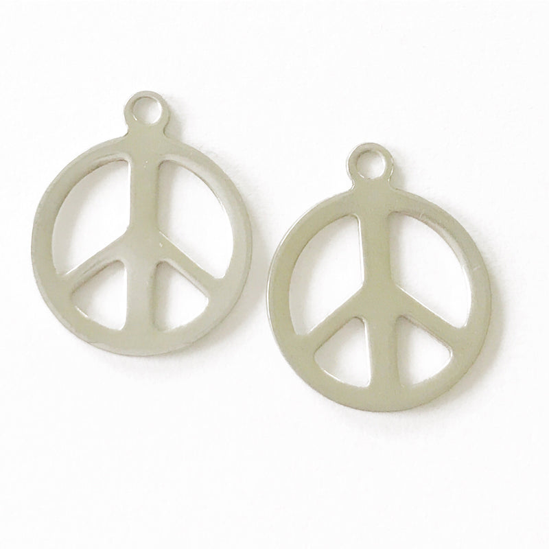 Fredsmärke, Rostfritt stål, 1 st, (12116)