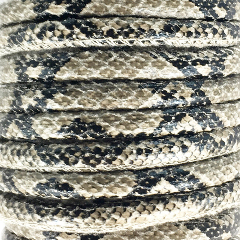 F064 Syntet ormskinn 6x5 mm. 20 cm