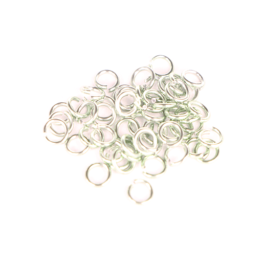 H072 Aluminiumringar 18 ga 1/4"  Ljusgrön.