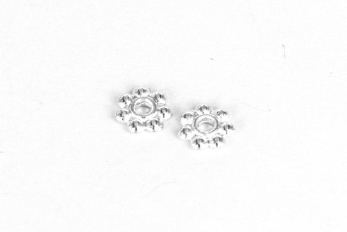 Mellandel tibet silver, 6x1,5 mm, 50 st, (D002)