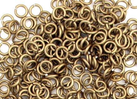 Aluminiumringar 18 ga 5/32". Champagne MATT (H088)