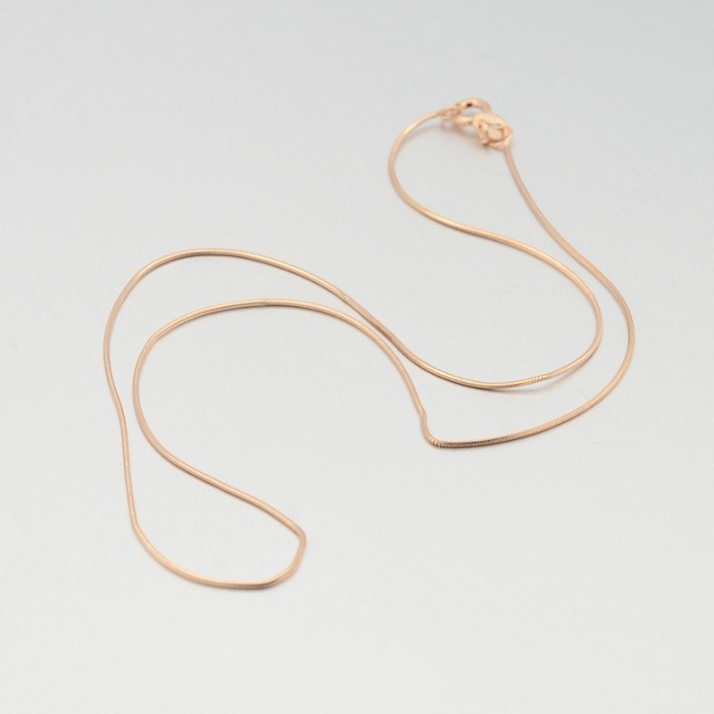 Halskedja, 925 Sterling silver, Rosé, 45 cm,1 st, (12251)