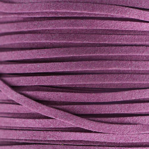 F025 Mockaband plommonlila 3 mm, 1 m