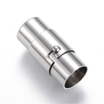D040 Magnetlås rostfritt stål. 20x10 mm. 1 st innerdiam 8mm