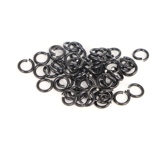 H029 Aluminiumringar 19ga  9/64" Svarta
