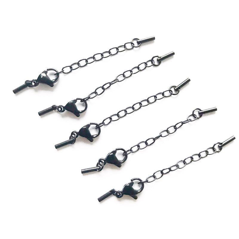 Komplett lås, Rostfritt stål, Gun metal, 1 st (12495)