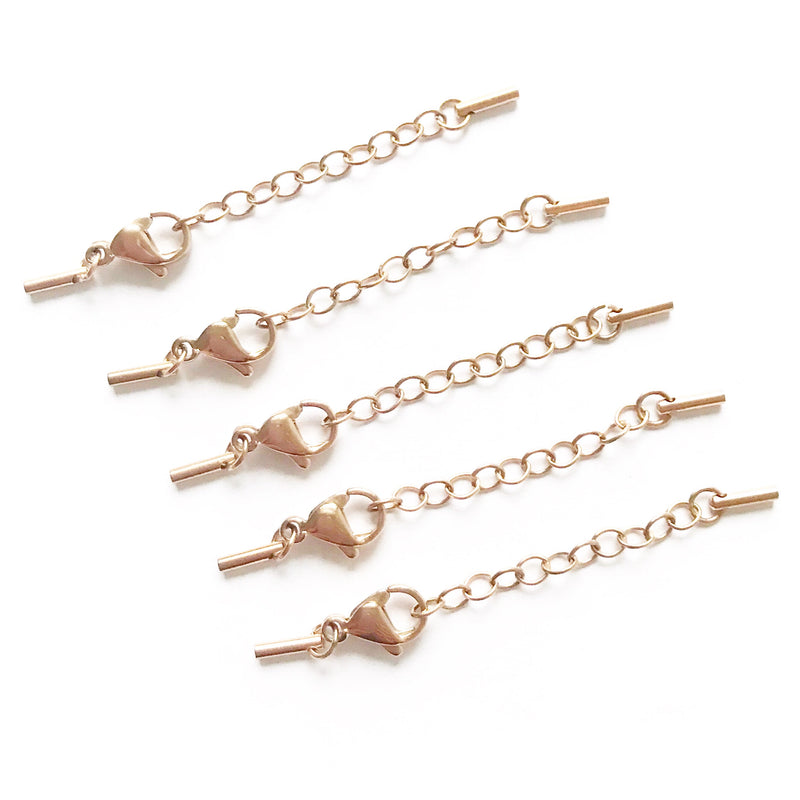 Lås komplett, Rostfritt stål, Rosé, 1 st, (12493)